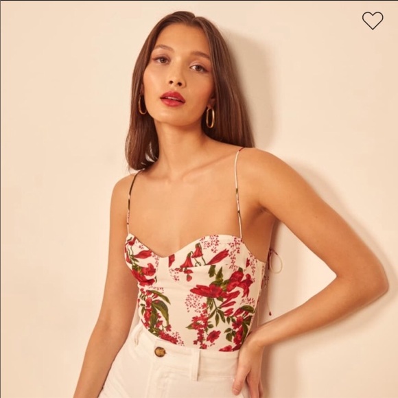 Reformation Tops - NWT Reformation Liza top in Georgette sz 0